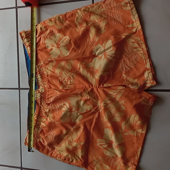 BOCA CLASSICS BNWOT MENS HAWAIIAN ORANGE W YELLOW FLOWER PRINT SZ XL - Picture 4 of 10